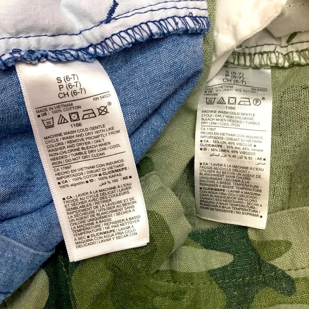 BUNDLE of Drawstring Shorts w/ Pockets - Girls Size S (6/7) - Old Navy EUC!